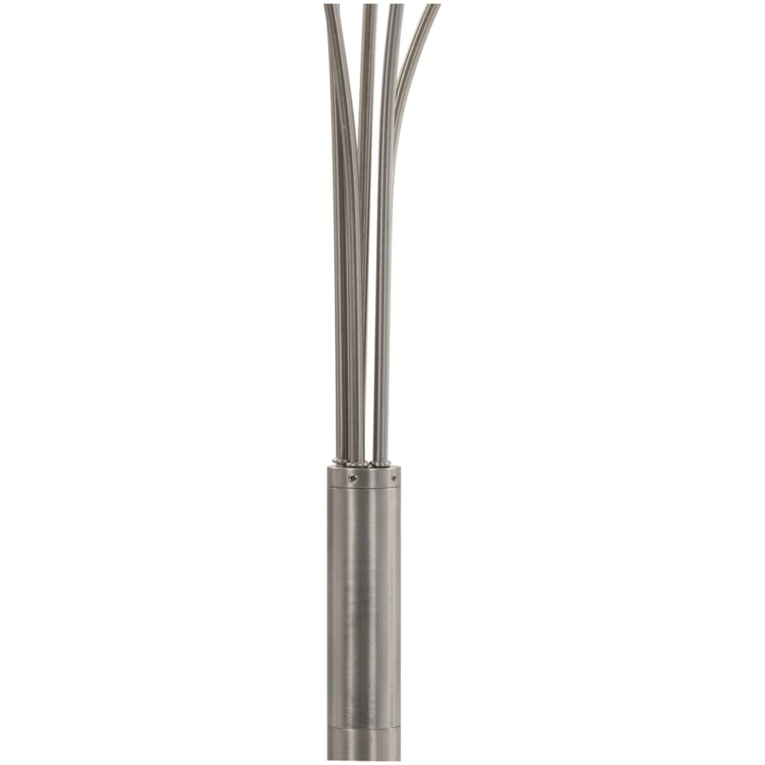 Golvlampa 200 cm 5 x E14 silver vidaXL – bild 6