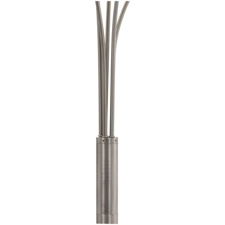 Golvlampa 200 cm 5 x E14 silver vidaXL – bild 6