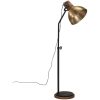 Golvlampa 25 W antik mässing 30x30x100-150 cm E27 vidaXL – miniatyr 2