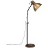 Golvlampa 25 W antik mässing 30x30x100-150 cm E27 vidaXL – miniatyr 4