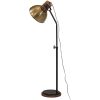 Golvlampa 25 W antik mässing 30x30x100-150 cm E27 vidaXL – miniatyr 5