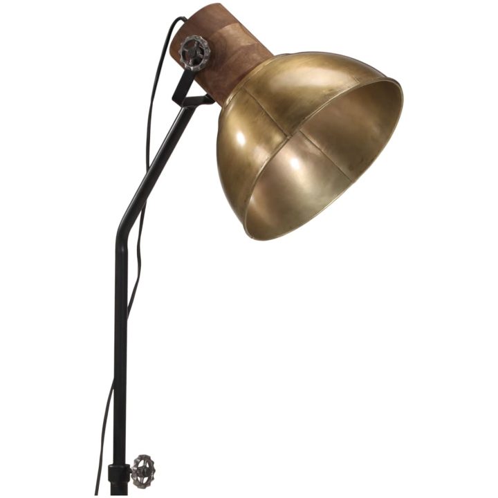 Golvlampa 25 W antik mässing 30x30x100-150 cm E27 vidaXL – bild 7
