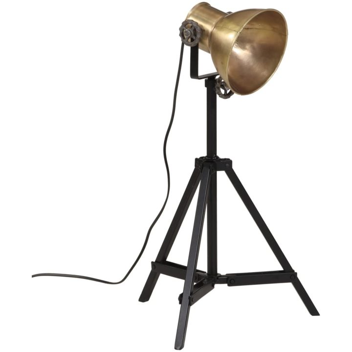 Golvlampa 25 W antik mässing 35x35x65/95 cm E27 vidaXL – bild 6