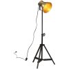 Golvlampa 25 W antik mässing 35x35x65/95 cm E27 vidaXL – miniatyr 1