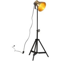 Golvlampa 25 W antik mässing 35x35x65/95 cm E27 vidaXL
