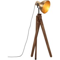 Golvlampa 25 W antik mässing 45x45x120 cm E27 vidaXL