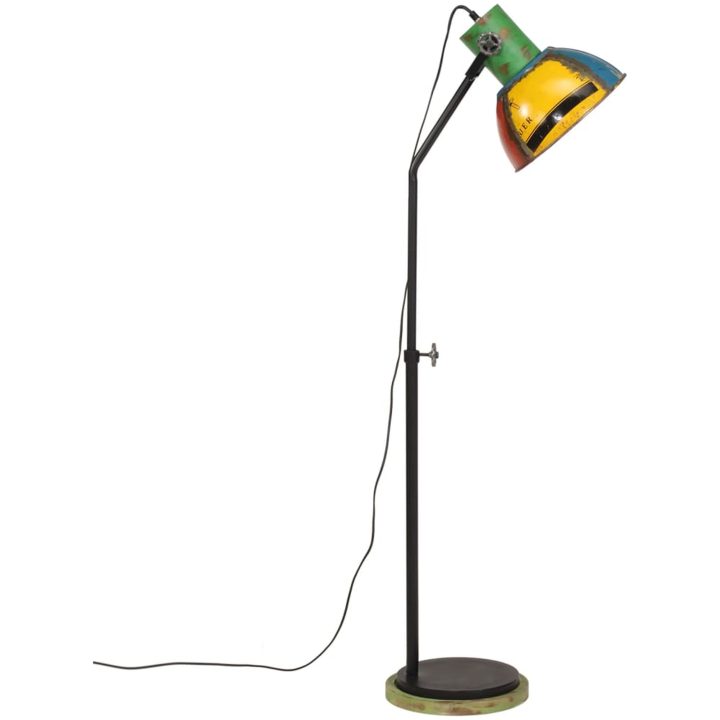 Golvlampa 25 W flerfärgad 30x30x100-150 cm E27 vidaXL – bild 4