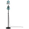 Golvlampa 25 W nött blå 25x25x90/140 cm E27 vidaXL – miniatyr 3