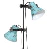 Golvlampa 25 W nött blå 25x25x90/140 cm E27 vidaXL – miniatyr 9