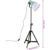 Golvlampa 25 W nött blå 35x35x65/95 cm E27 vidaXL – miniatyr 11