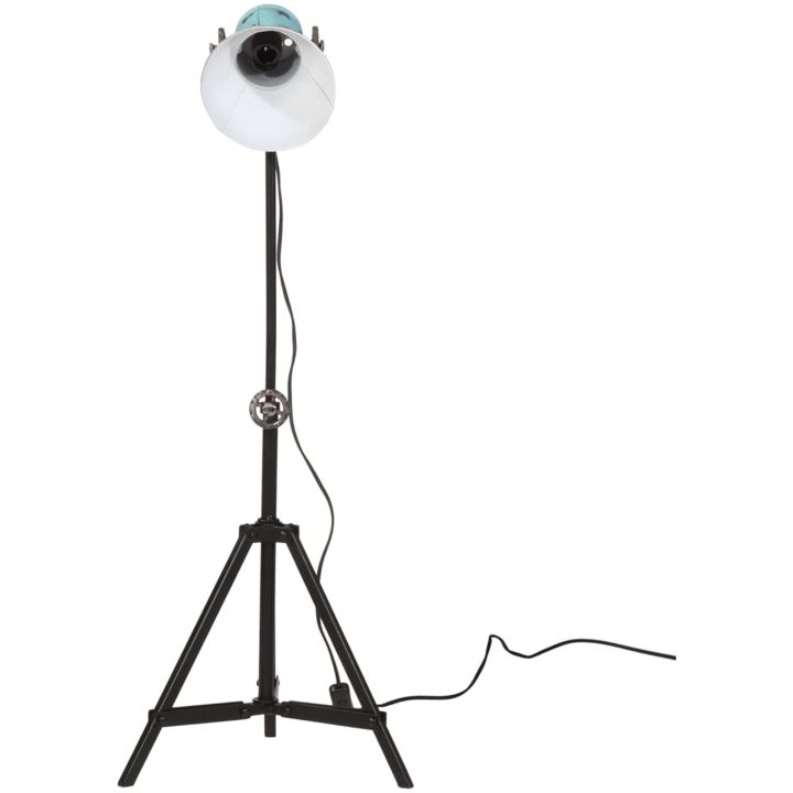 Golvlampa 25 W nött blå 35x35x65/95 cm E27 vidaXL – bild 3