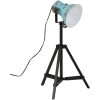 Golvlampa 25 W nött blå 35x35x65/95 cm E27 vidaXL – miniatyr 6