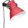 Golvlampa 25 W nött röd 25x25x90/140 cm E27 vidaXL – miniatyr 5