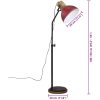 Golvlampa 25 W nött röd 30x30x100-150 cm E27 vidaXL – miniatyr 11
