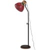Golvlampa 25 W nött röd 30x30x100-150 cm E27 vidaXL – miniatyr 5