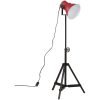 Golvlampa 25 W nött röd 35x35x65/95 cm E27 vidaXL – miniatyr 2