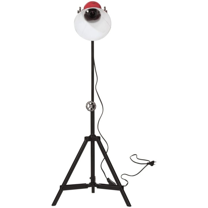 Golvlampa 25 W nött röd 35x35x65/95 cm E27 vidaXL – bild 3