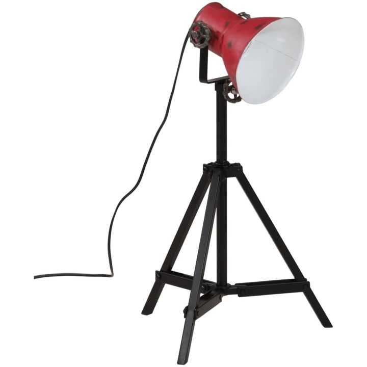 Golvlampa 25 W nött röd 35x35x65/95 cm E27 vidaXL – bild 6