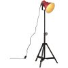 Golvlampa 25 W nött röd 35x35x65/95 cm E27 vidaXL – miniatyr 1