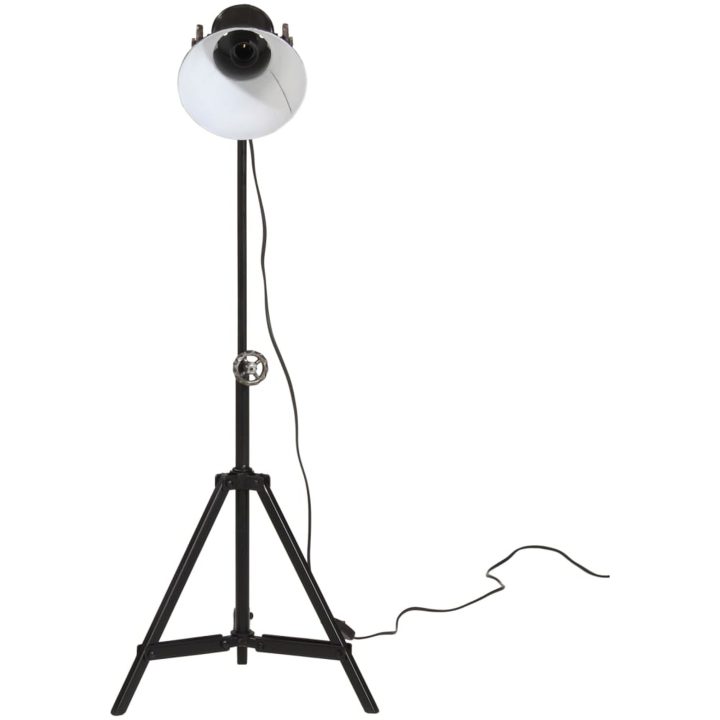 Golvlampa 25 W svart 35x35x65/95 cm E27 vidaXL – bild 3