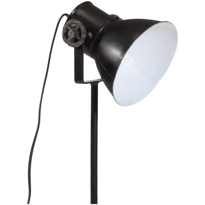 Golvlampa 25 W svart 35x35x65/95 cm E27 vidaXL – bild 8