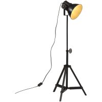 Golvlampa 25 W svart 35x35x65/95 cm E27 vidaXL