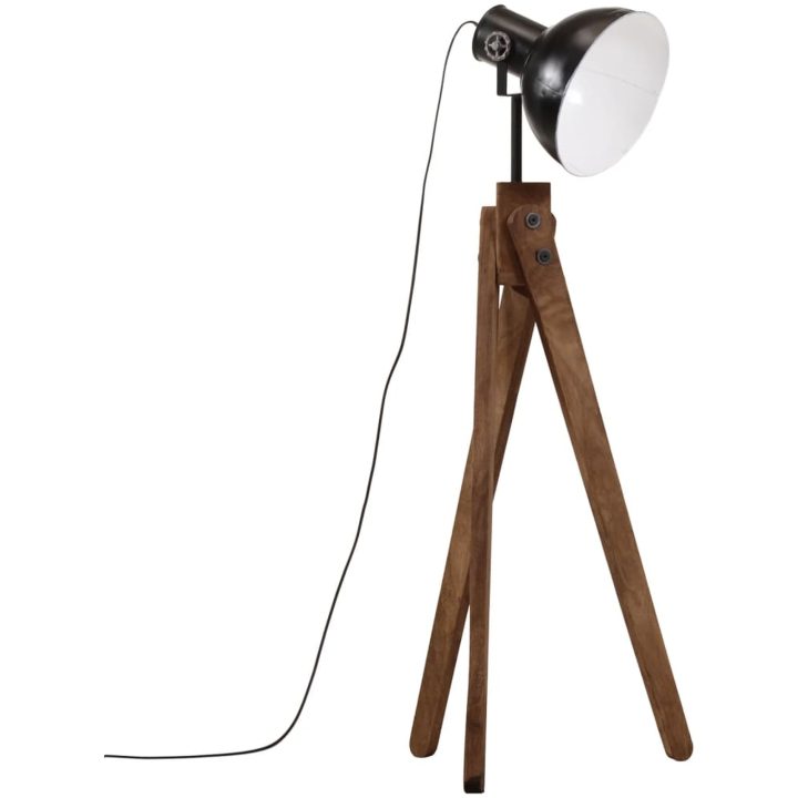 Golvlampa 25 W svart 45x45x120 cm E27 vidaXL – bild 2
