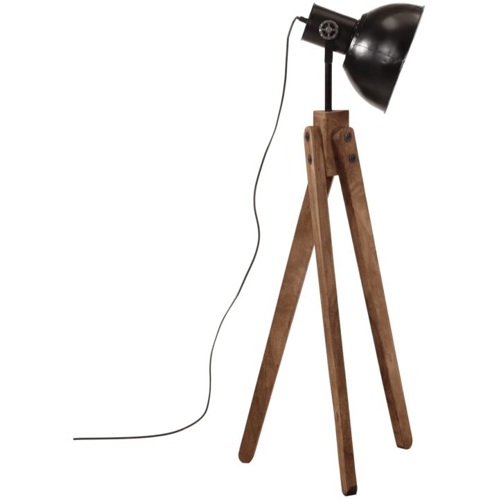 Golvlampa 25 W svart 45x45x120 cm E27 vidaXL – bild 4