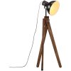 Golvlampa 25 W svart 45x45x120 cm E27 vidaXL – miniatyr 1