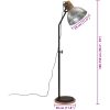 Golvlampa 25 W vintage silver 30x30x100-150 cm E27 vidaXL – miniatyr 11