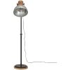 Golvlampa 25 W vintage silver 30x30x100-150 cm E27 vidaXL – miniatyr 3