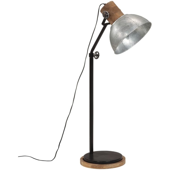 Golvlampa 25 W vintage silver 30x30x100-150 cm E27 vidaXL – bild 6