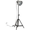 Golvlampa 25 W vintage silver 35x35x65/95 cm E27 vidaXL – miniatyr 2