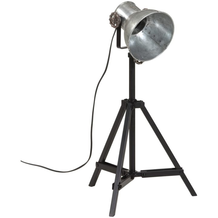 Golvlampa 25 W vintage silver 35x35x65/95 cm E27 vidaXL – bild 6