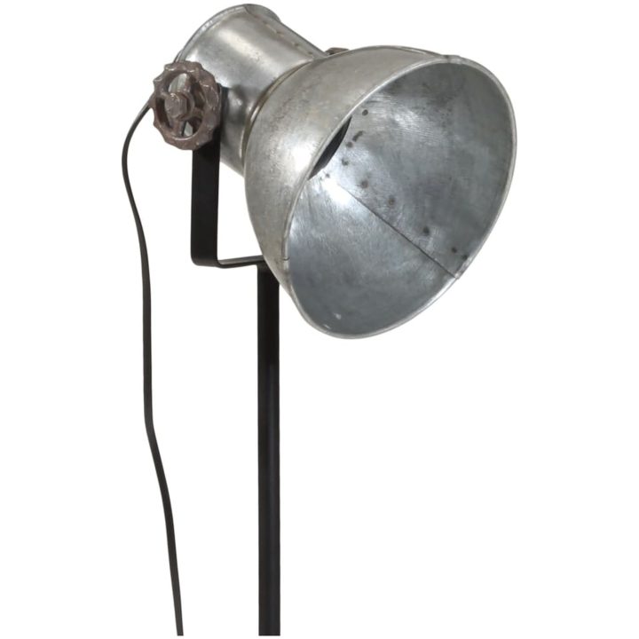 Golvlampa 25 W vintage silver 35x35x65/95 cm E27 vidaXL – bild 8