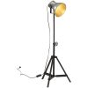 Golvlampa 25 W vintage silver 35x35x65/95 cm E27 vidaXL – miniatyr 1