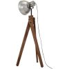 Golvlampa 25 W vintage silver 45x45x120 cm E27 vidaXL – miniatyr 5