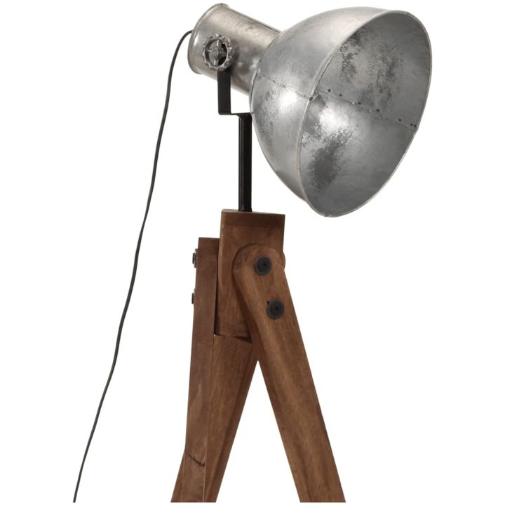 Golvlampa 25 W vintage silver 45x45x120 cm E27 vidaXL – bild 7