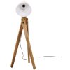 Golvlampa 25 W vit 45x45x120 cm E27 vidaXL – miniatyr 3