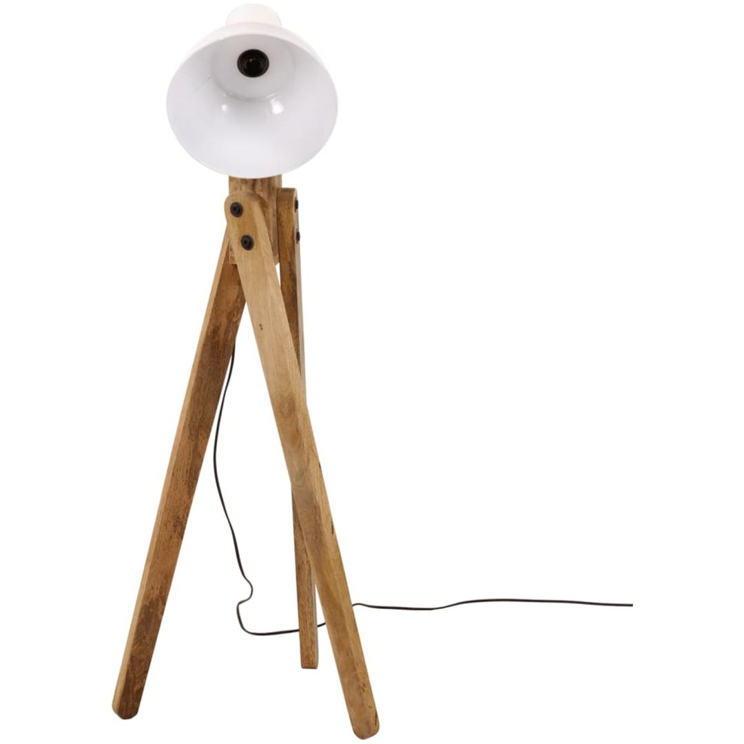 Golvlampa 25 W vit 45x45x120 cm E27 vidaXL – bild 3