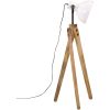 Golvlampa 25 W vit 45x45x120 cm E27 vidaXL – miniatyr 4