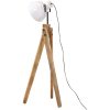 Golvlampa 25 W vit 45x45x120 cm E27 vidaXL – miniatyr 5
