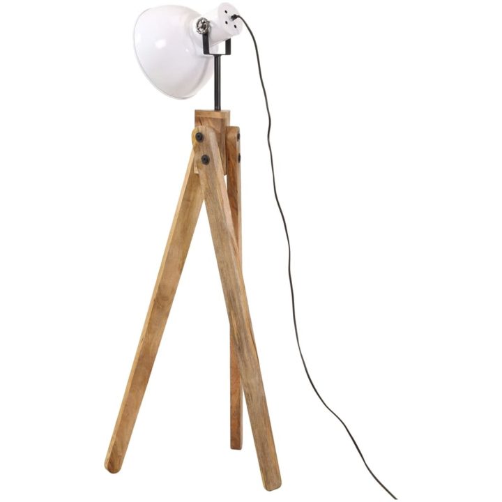 Golvlampa 25 W vit 45x45x120 cm E27 vidaXL – bild 5