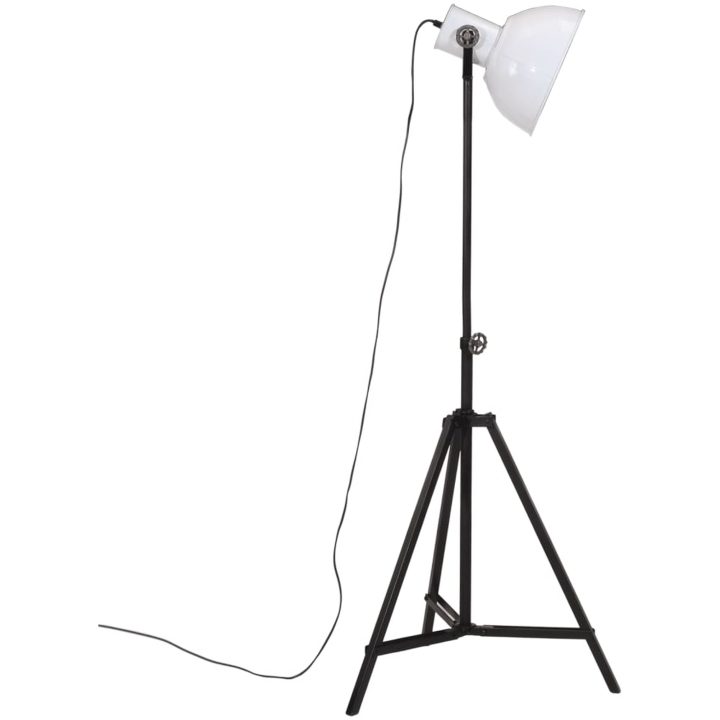 Golvlampa 25 W vit 61x61x90/150 cm E27 vidaXL – bild 4