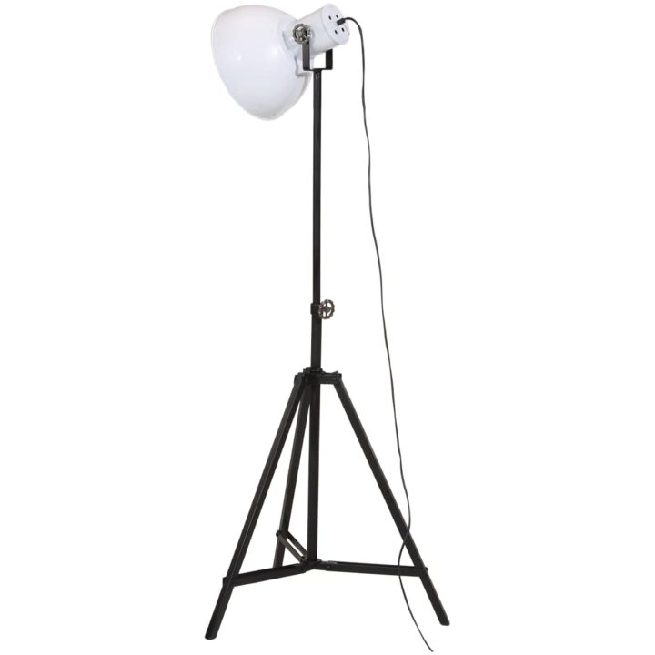 Golvlampa 25 W vit 61x61x90/150 cm E27 vidaXL – bild 5
