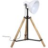 Golvlampa 25 W vit 75x75x90-150 cm E27 vidaXL – miniatyr 6