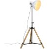 Golvlampa 25 W vit 75x75x90-150 cm E27 vidaXL – miniatyr 1