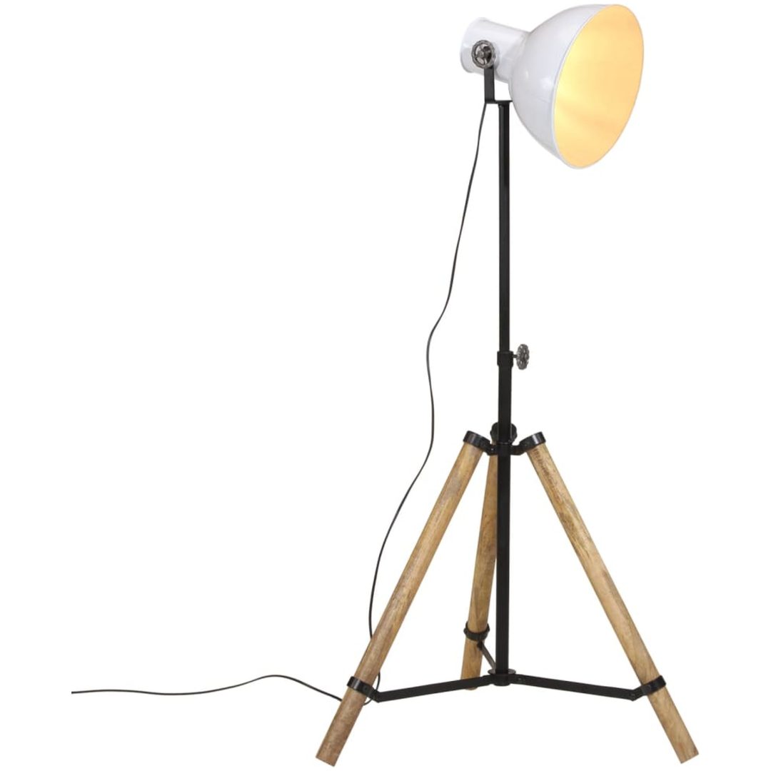 Golvlampa 25 W vit 75x75x90-150 cm E27 vidaXL