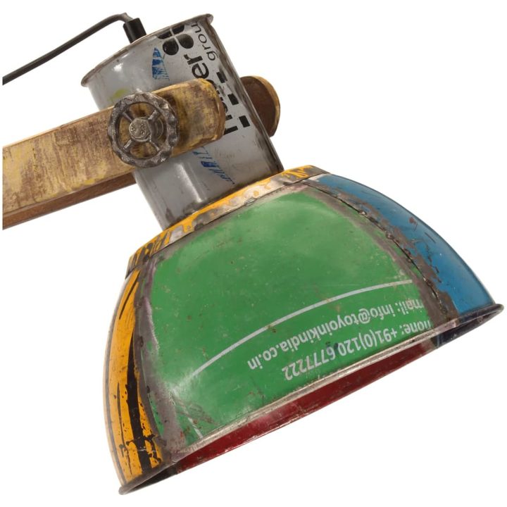 Golvlampa flerfärgad E27 vidaXL – bild 5