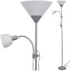 Golvlampa grå vidaXL – miniatyr 3